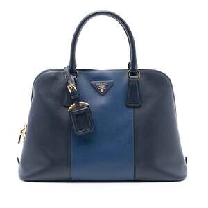 Prada Bicolor Promenade Bag Saffiano #245210P91B